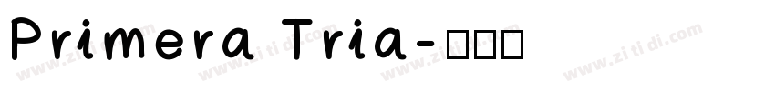 Primera Tria字体转换